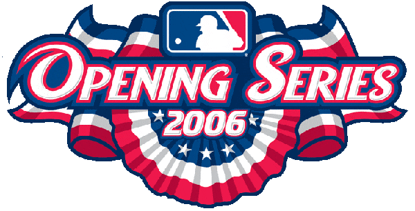 MLB Opening Day 2006 Special Event Logo iron on heat transfer